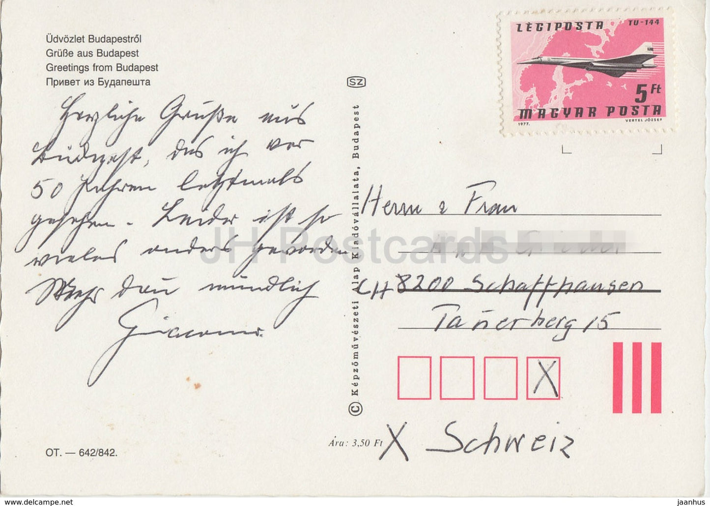 Salutations de Budapest - vue - multivue - Hongrie - utilisé