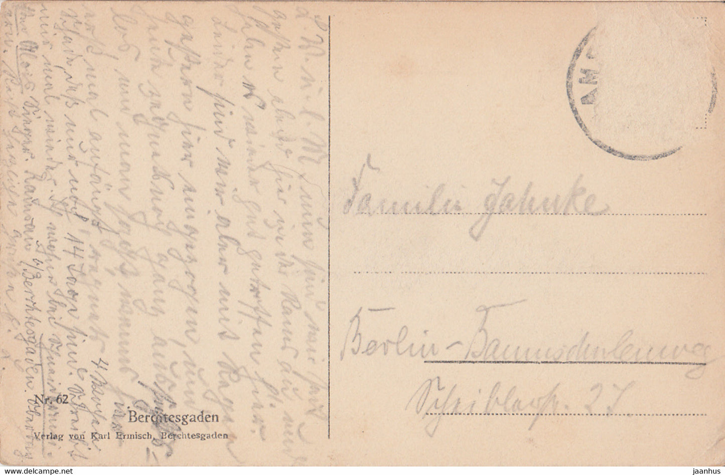 Berchtesgaden - old postcard - 62 - Germany - used