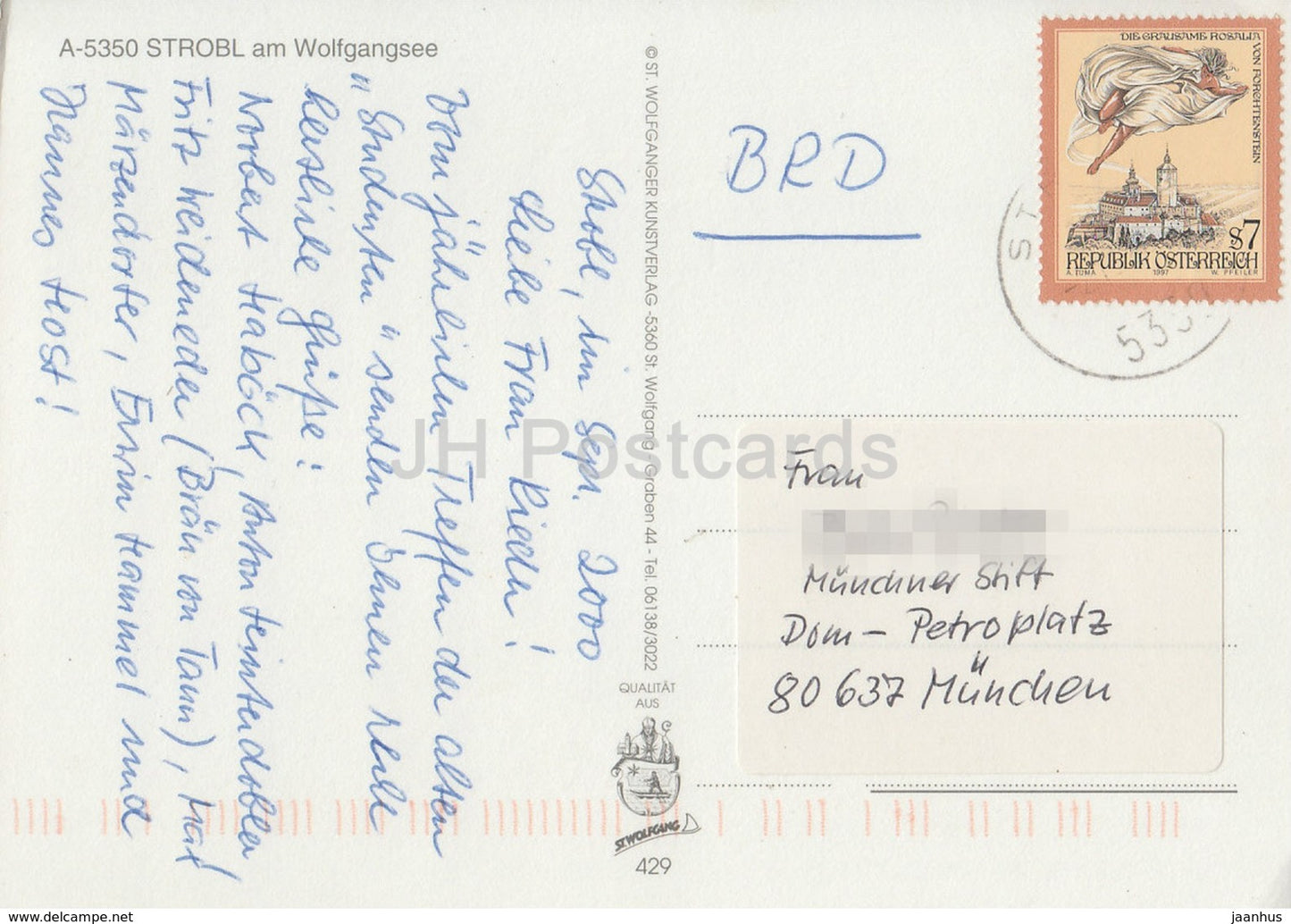 Strobl am Wolfgangsee - Salzkammergut - multiview -A-5350 - Austria - used