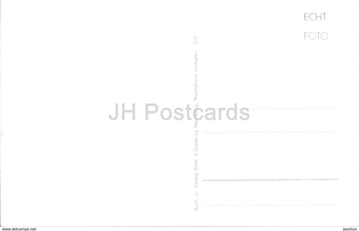 Berg am Starnberger See - Photo Worsching - old postcard - Germany - unused