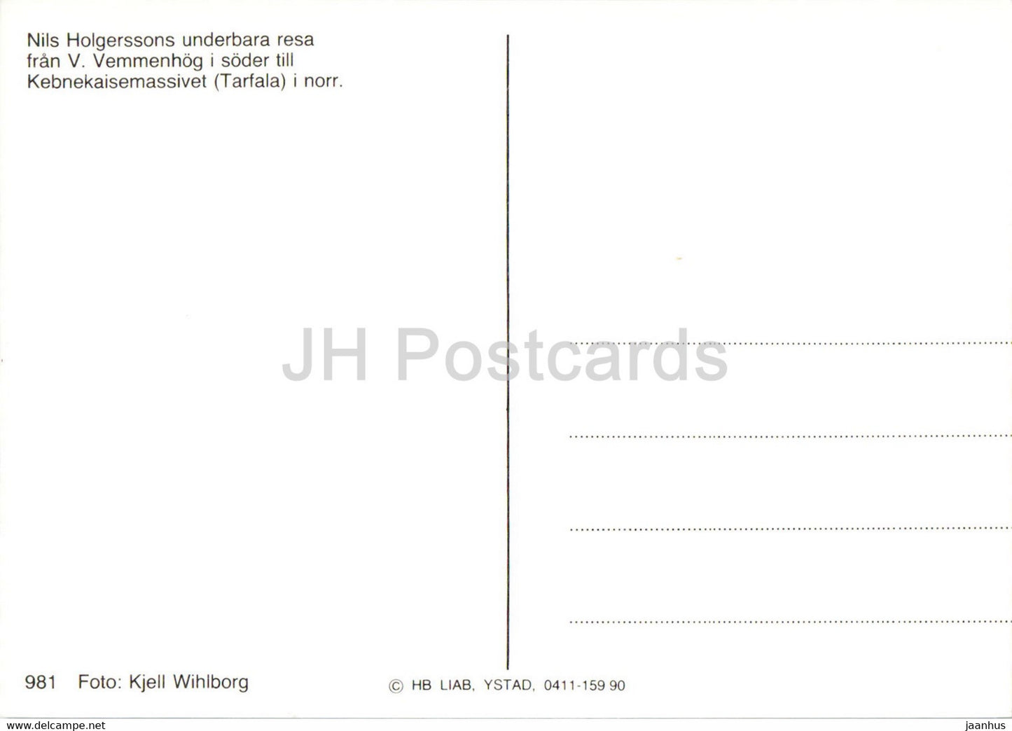 Nils Holgerssons unglaubliche Reise – Kebnekaise – Tarfala – Dänemark – unbenutzt