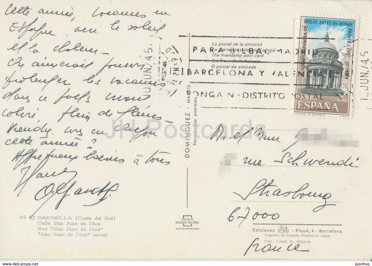 Marbella - Costa del Sol - Calle San Juan de Dios - rue - 63 - Espagne - occasion