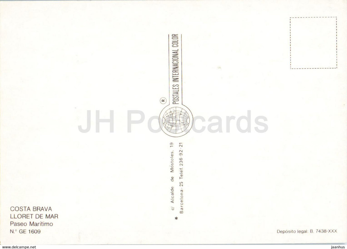 Lloret de Mar - Costa Brava - beach - 1609 - Spain - unused