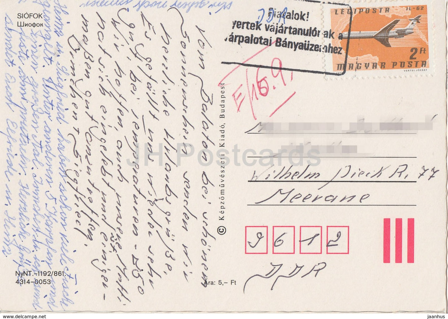 Siofok - bateau à passagers - phare - bateau à voile - hôtel - multiview - Hongrie - occasion