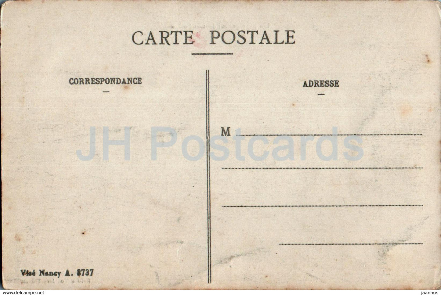 Un paysage ami de nos Poilus - pont - carte postale ancienne - France - inutilisé