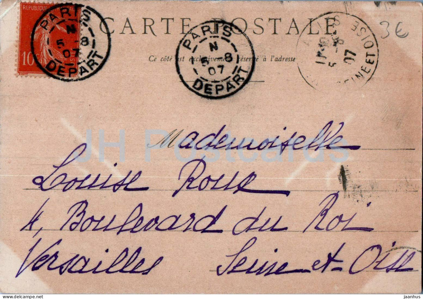 Beaugency - Le pont du Chemin de fer - The railway bridge - old postcard - 1907 - France - used