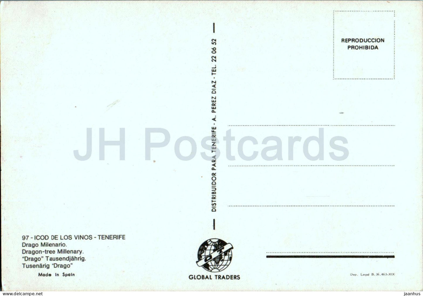 Icod de Los Vinos - Teneriffa - Drago Milenario - Drachenbaum - 97 - Spanien - unbenutzt