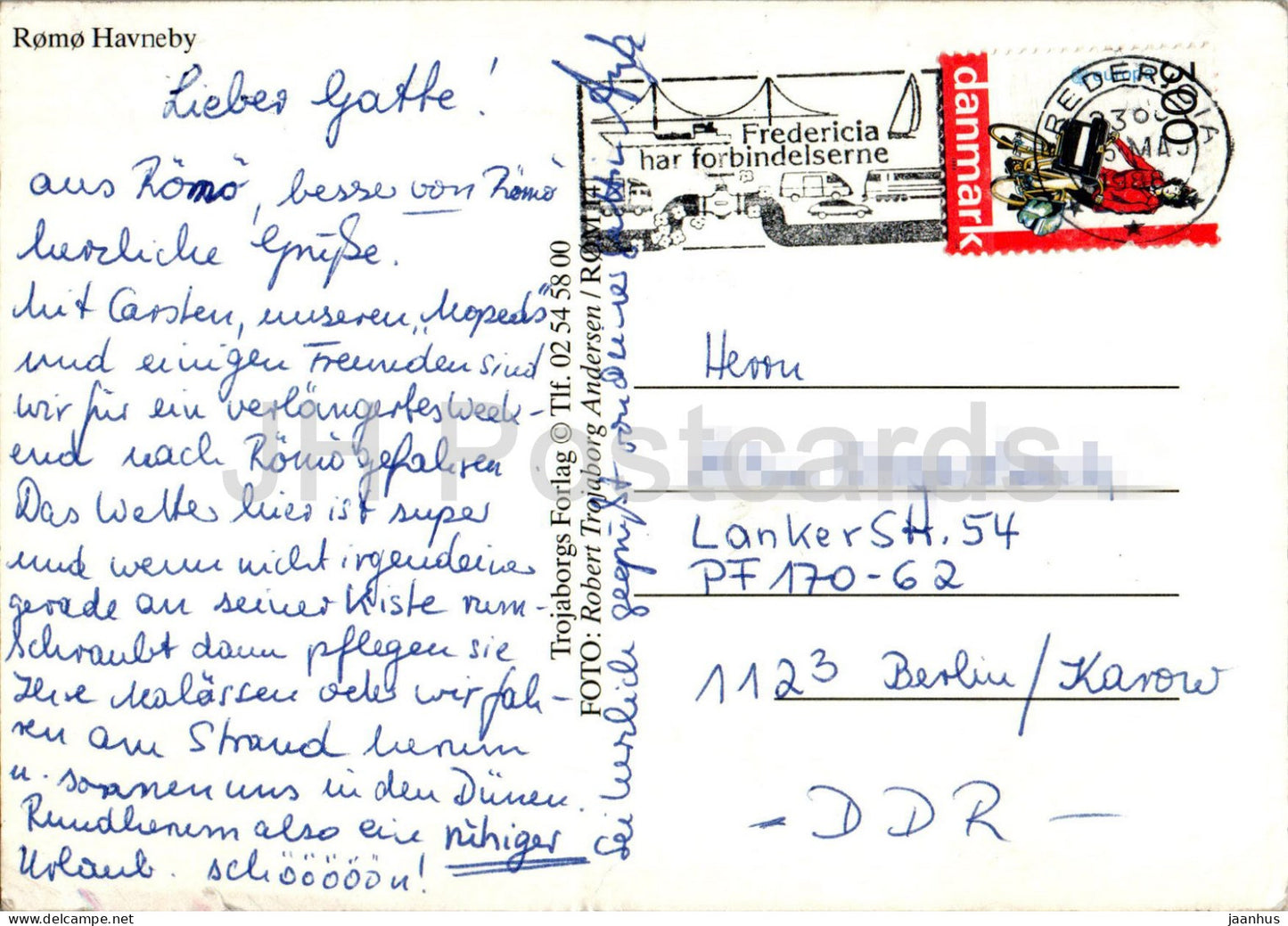 Havneby Romo - bateau - navire - ROM 14 - 1988 - Danemark - utilisé