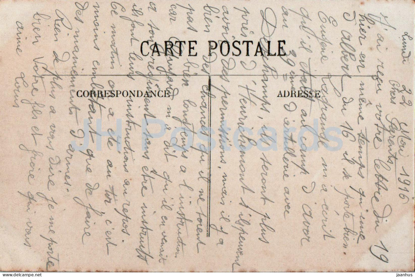 Amiens - L. Caron - Stadtansicht - alte Postkarte - 1916 - Frankreich - gebraucht
