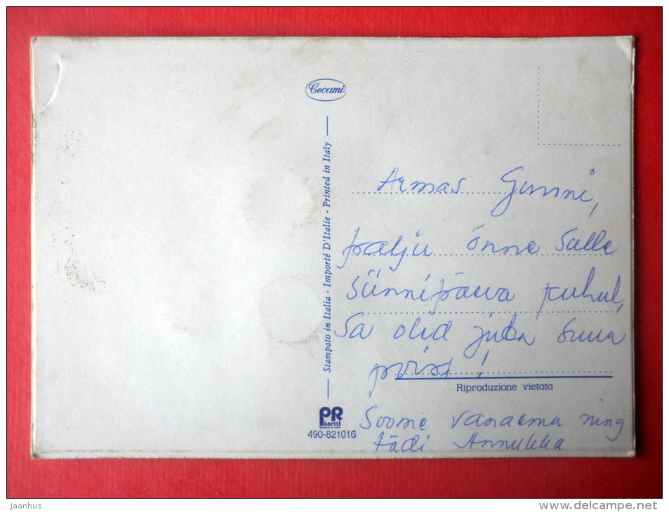 cat - kitten with moving eyes - Italy - circulated in Finland - JH Postcards