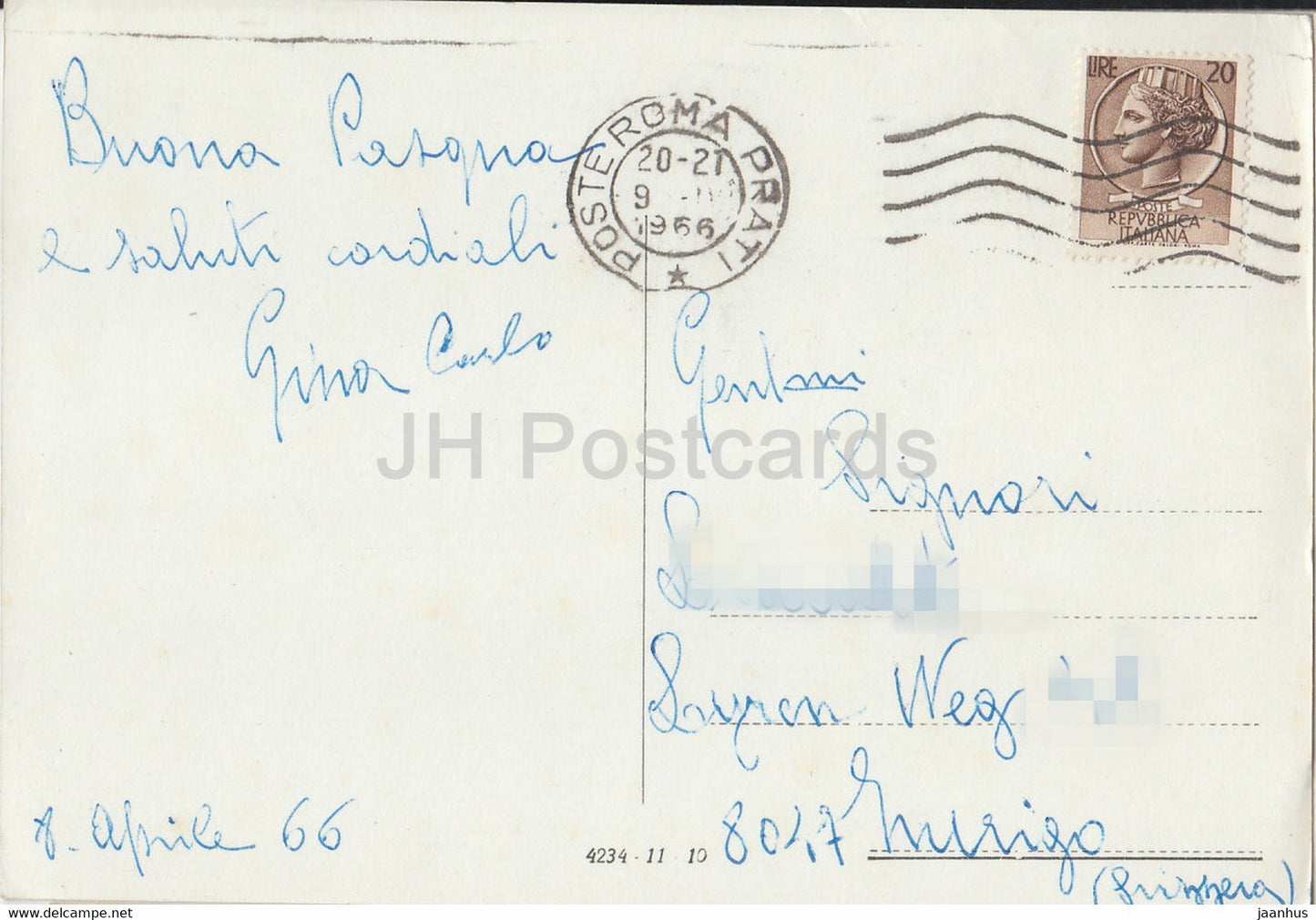 Roma - Rome - Piazza Esedra e Stazione Termini - bus - square - 1966 - Italy - used