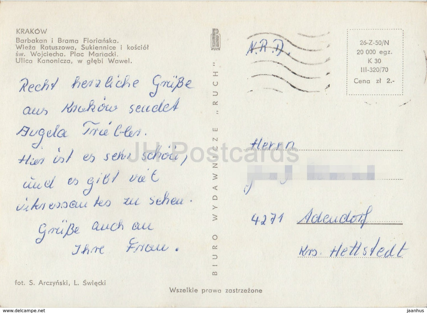 Krakow - Barbakan i Brama Florianska - multiview - Poland - used