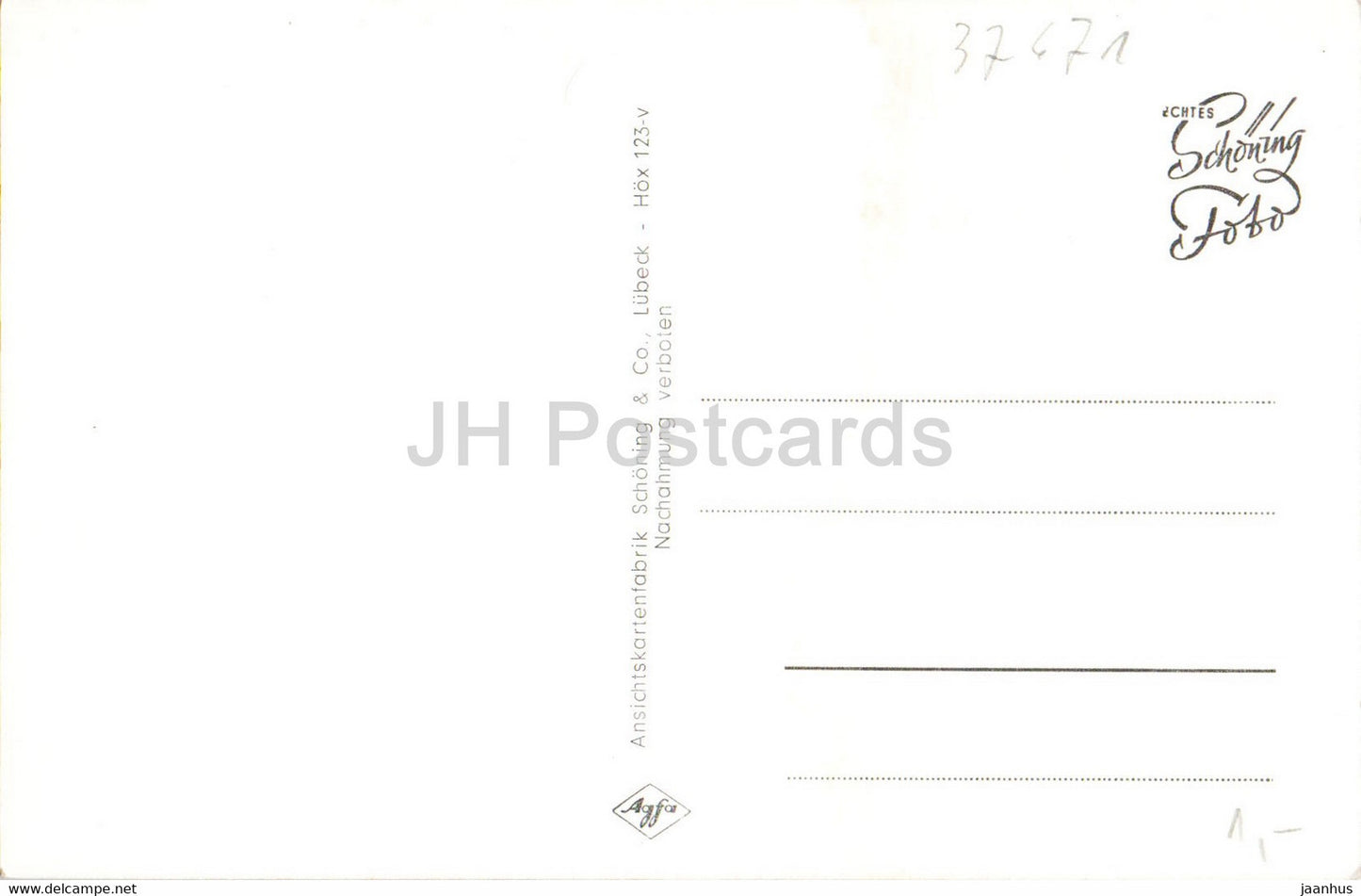 Hoxter ad Weser u Corvey - Rathaus - Schloss Corvey - Kirche - alte Postkarte - Deutschland - unbenutzt