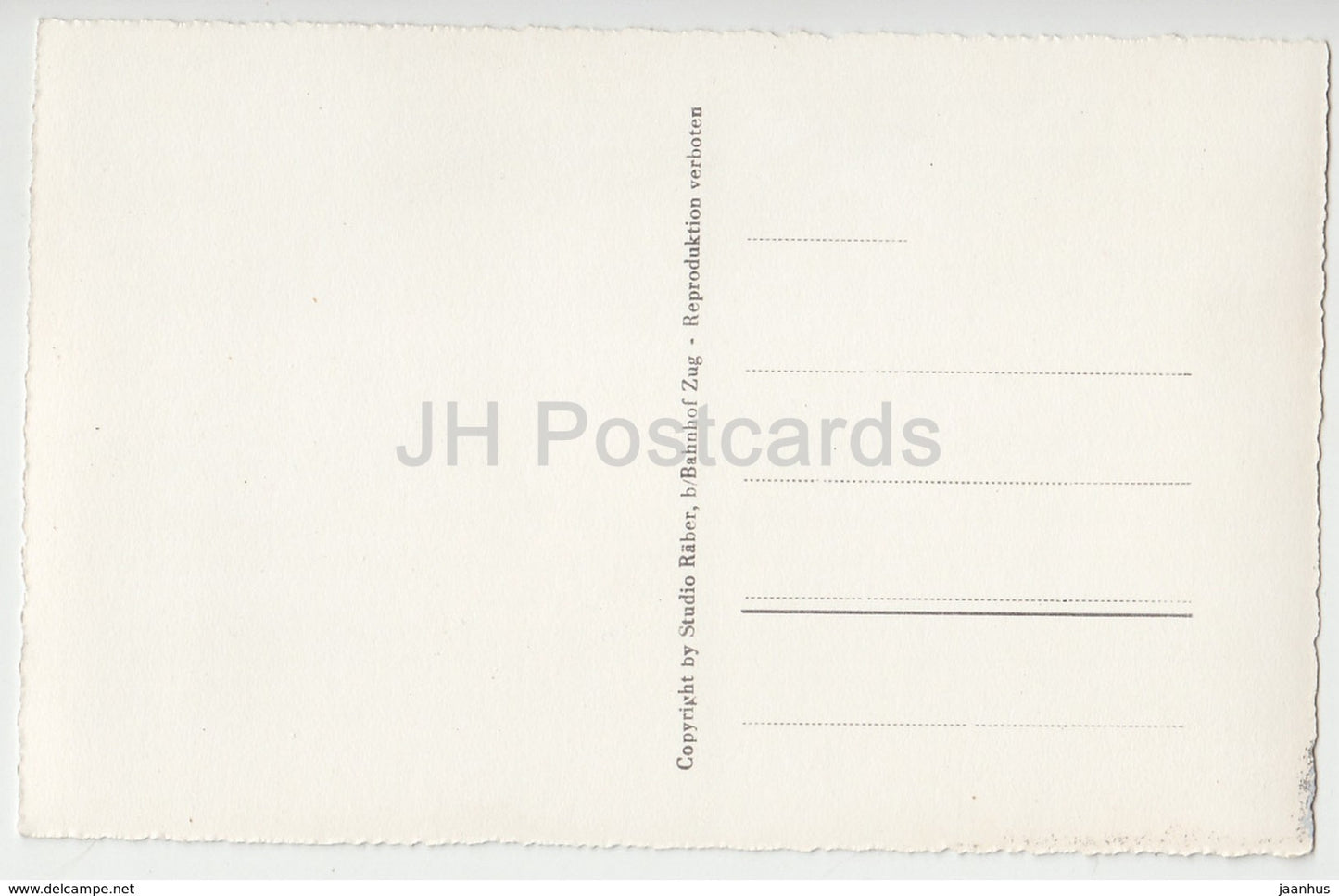 Stimmung am Zugersee - 7 - Suisse - carte postale ancienne - inutilisée