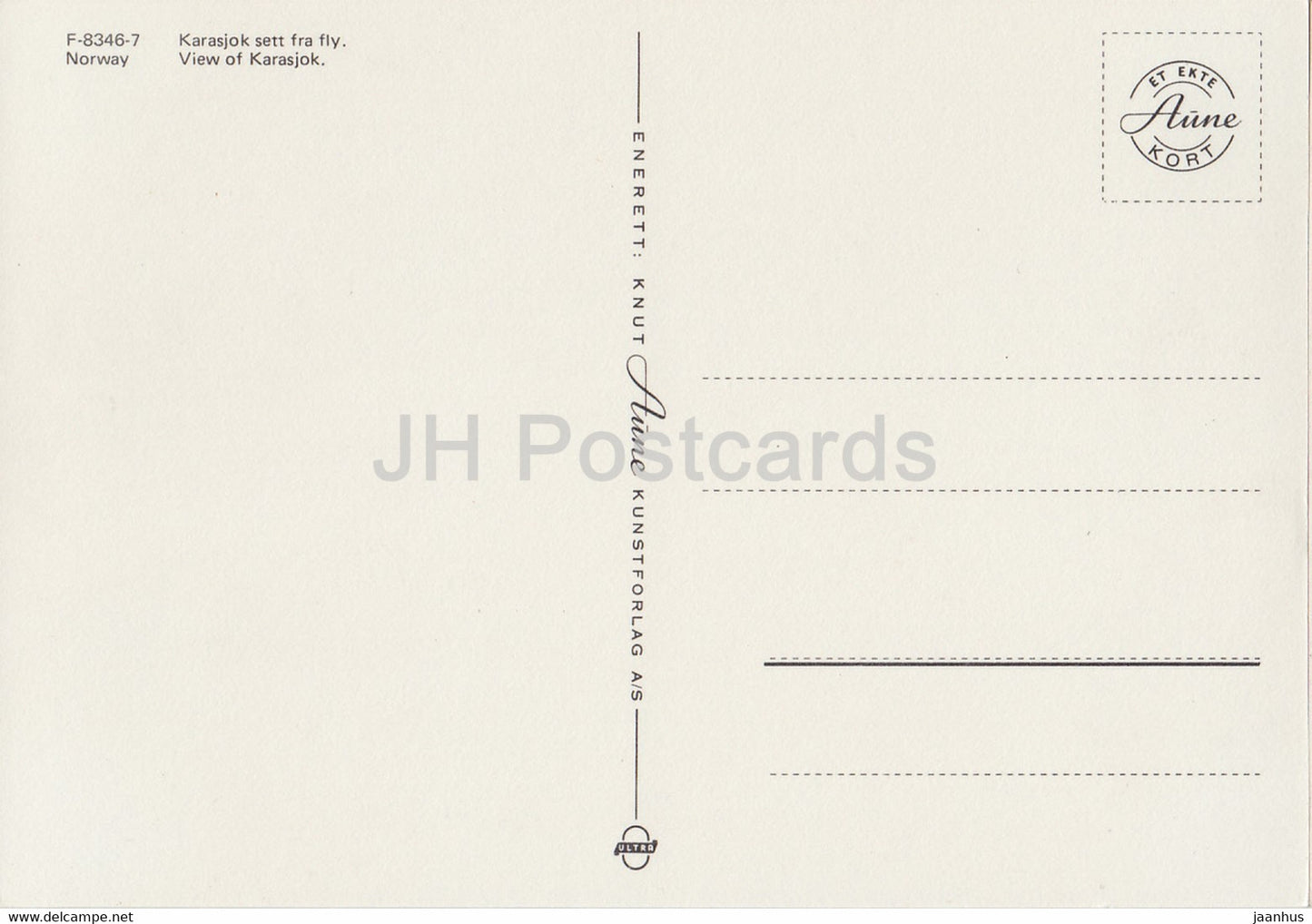 View of Karasjok - Norway - unused