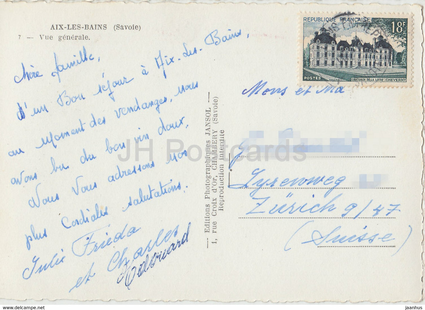 Aix Les Bains - Vue Generale - France - used