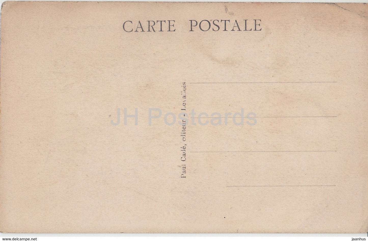 St Pierre en Port - Effet de mer au pied des falaises - old postcard - France - unused