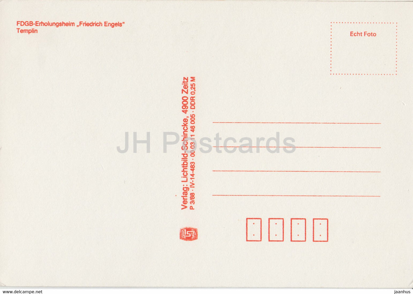 FDGB Erholungsheim Friedrich Engels - Tenplin - Allemagne DDR - inutilisé