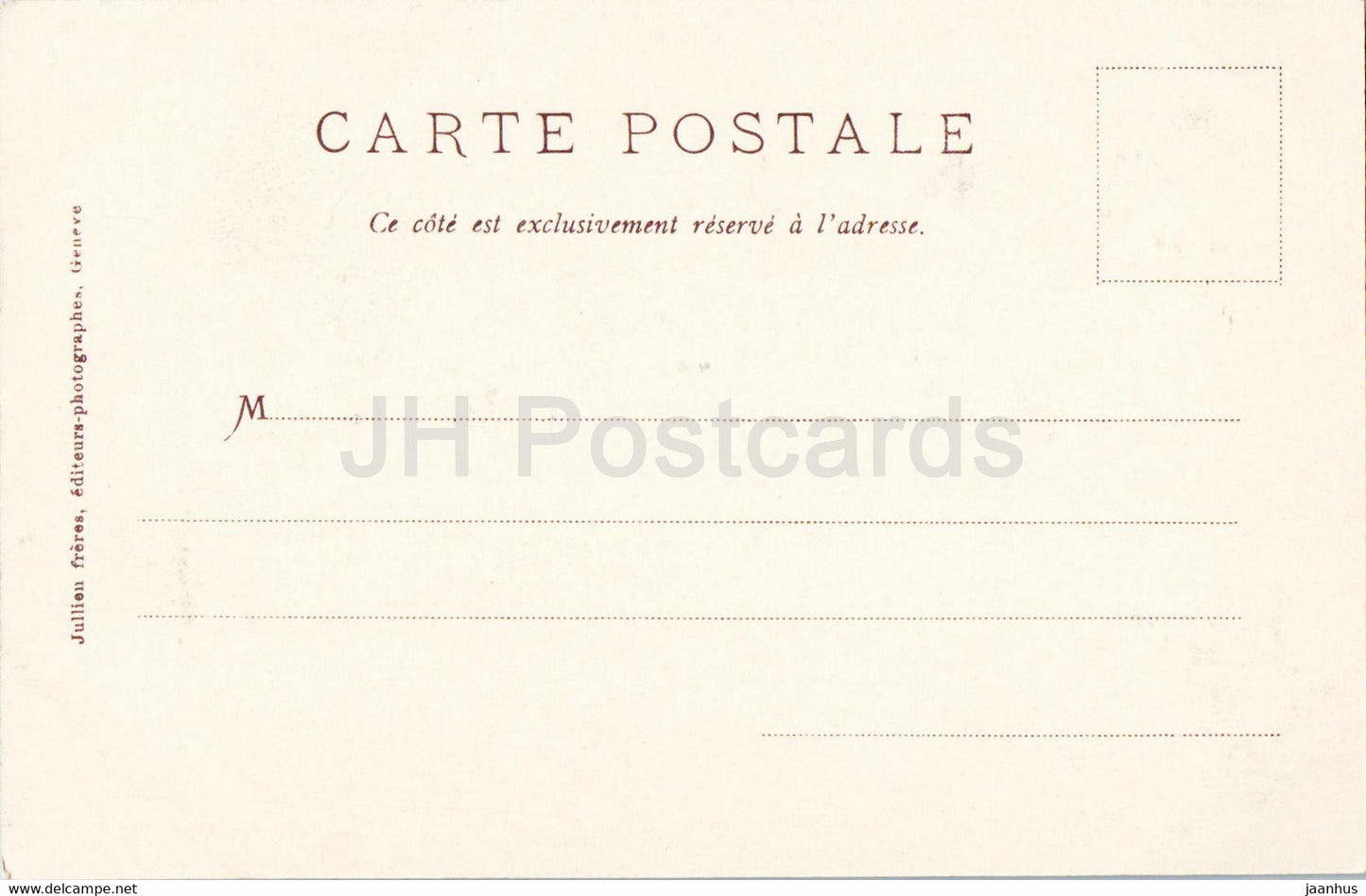 Chamonix - Le Mauvais Pas - Tiere - Ziege - 100 - alte Postkarte - Frankreich - unbenutzt