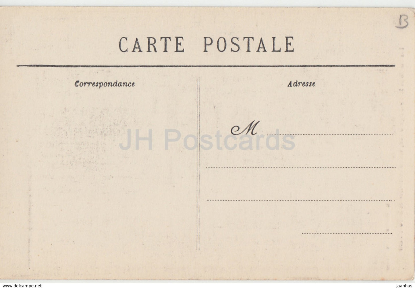 Cathédrale de Laon - Façade des Boeufs de la Tour Sud vu de l'intérieur de la Tour Nord carte postale ancienne - France - inutilisée