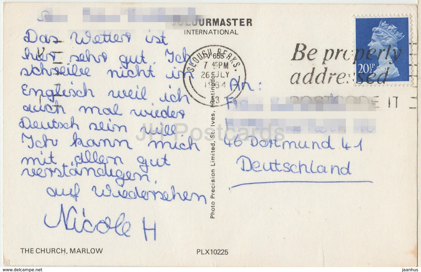 Marlow - The Church - PLX10225 - 1984 - United Kingdom - England - used