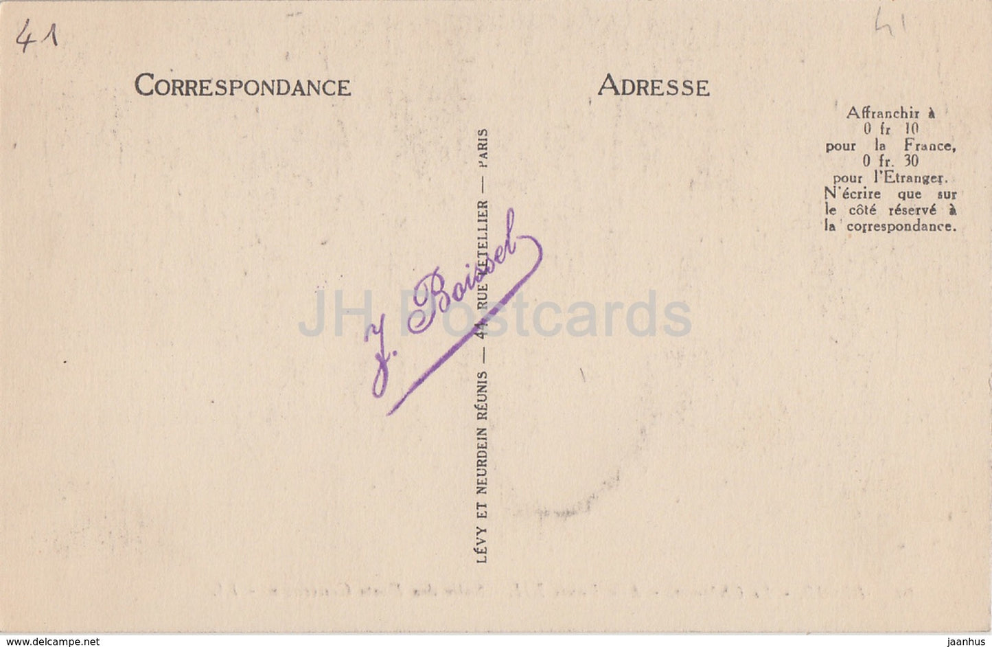 Blois - Le Chateau - Aile Louis XII - Salle des Etats Generaux - 91 - castle - old postcard - France - unused