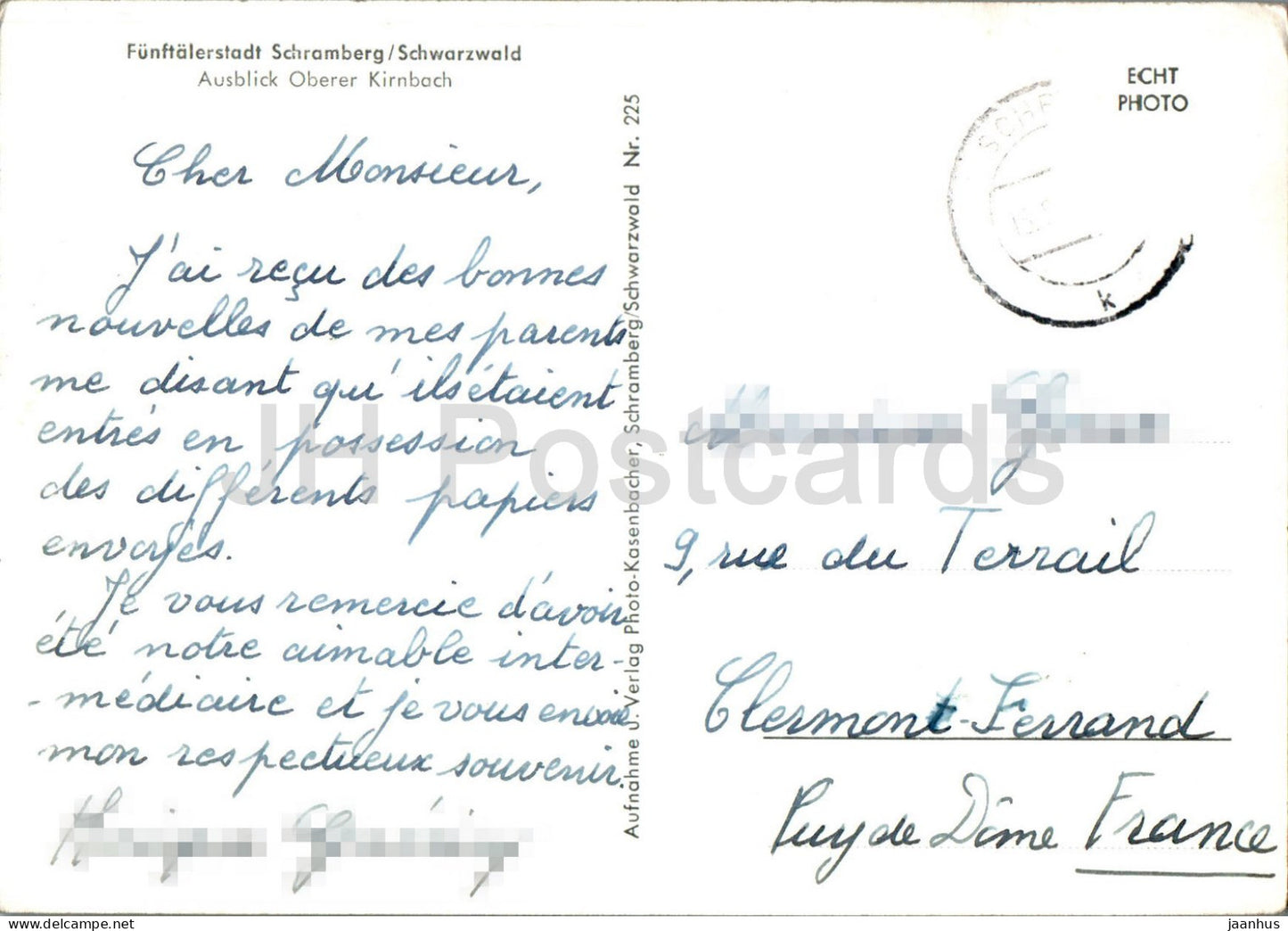 Ausblick Oberer Kirnbach - Funfalterstadt Schramberg - Schwarzwald - 225 - Germany - used