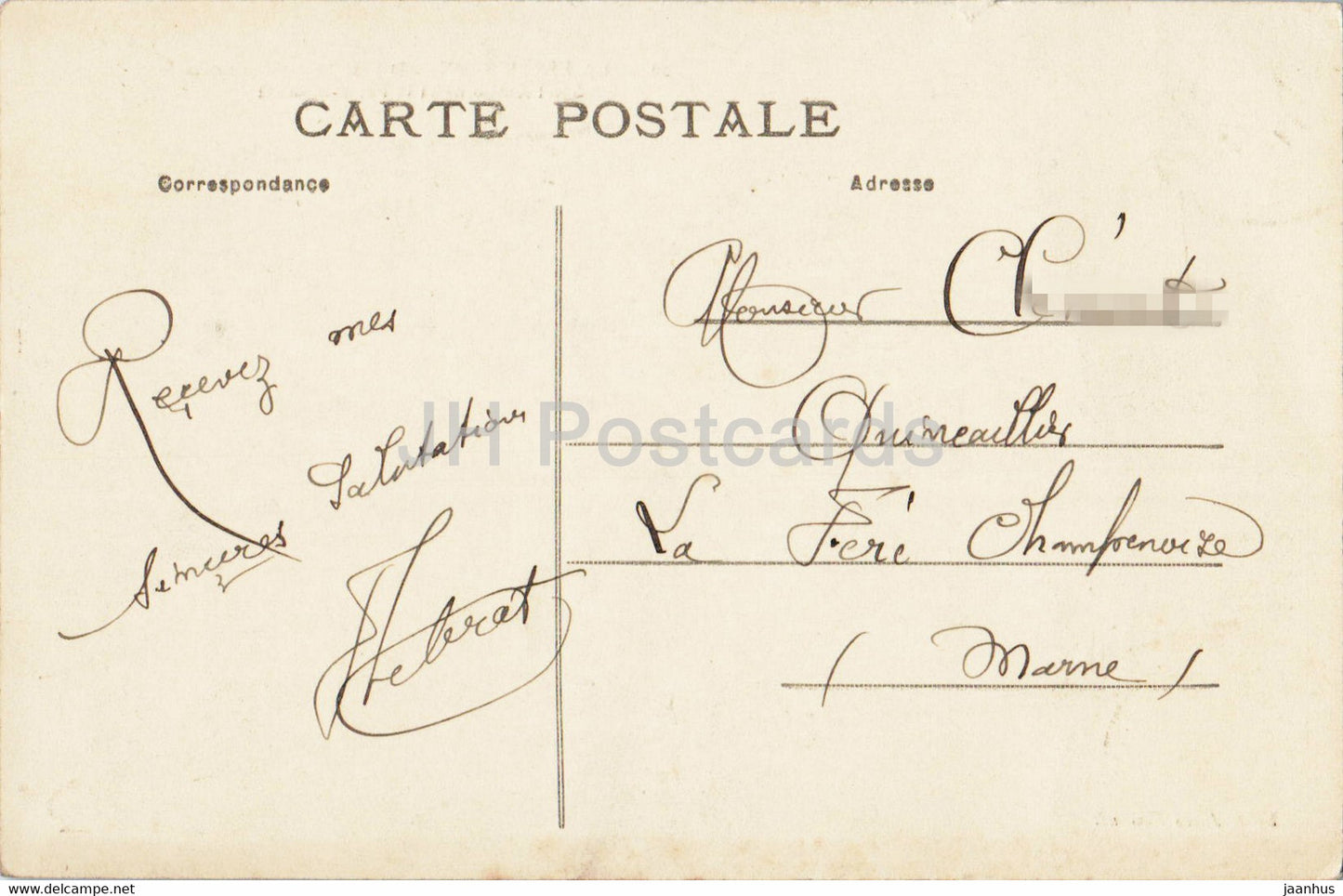 La Ferte Bernard - Vue Generale - Saint Anthoine et la Ferte Bernard - 28 - alte Postkarte - 1911 - Frankreich - gebraucht