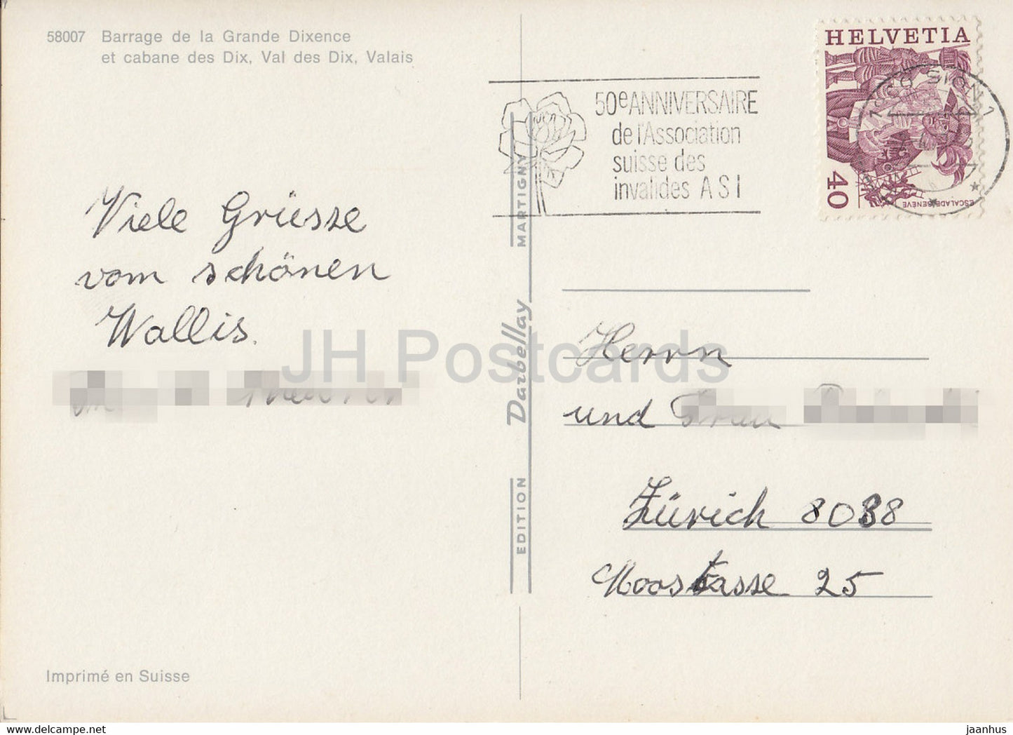 Grande Dixence - Barrage de la Grande Dixence - Val des Dix - multiview - 58007 - Suisse - occasion