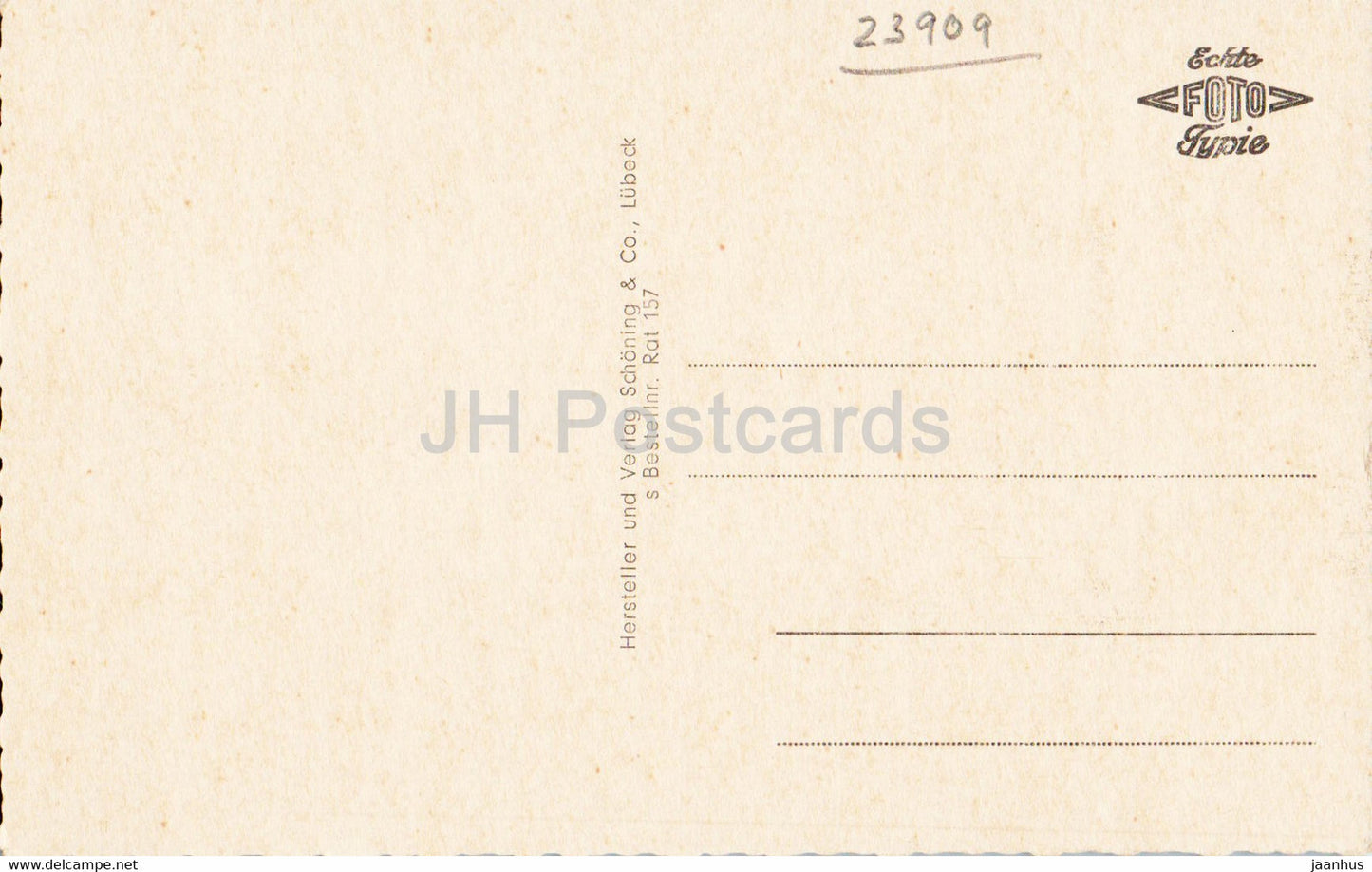 Inselstadt Ratzeburg - Lauenburg - Marktplatz - Fischeridyll - old postcard - Germany - unused