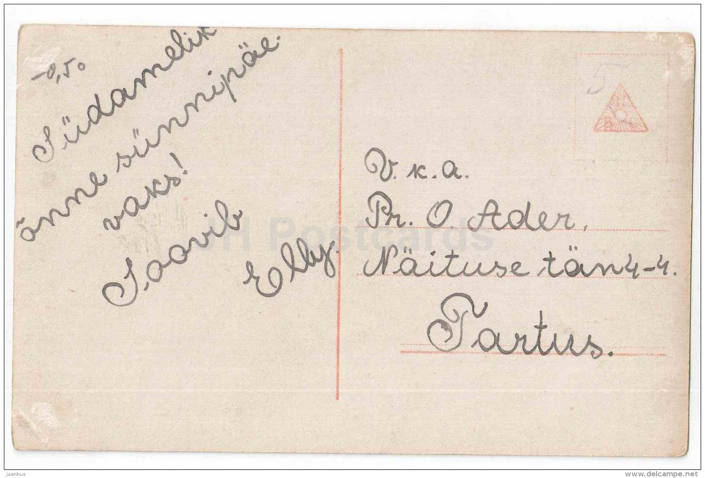 Hansi Arnstadt - movie actress - film - old postcard - Germany - used - JH Postcards