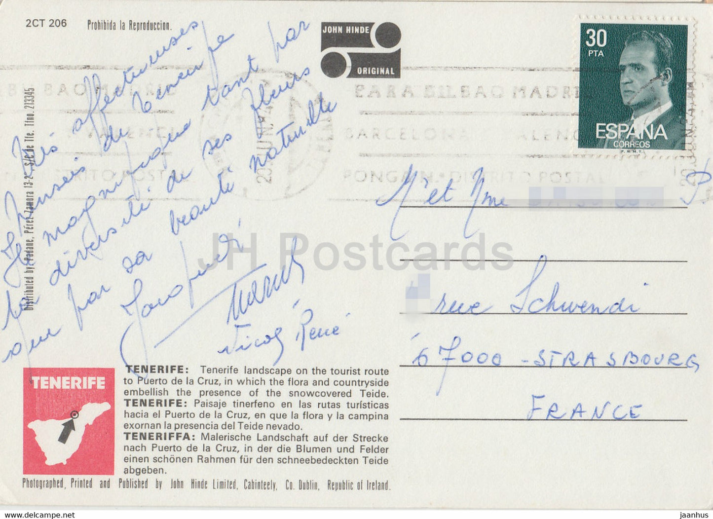 Landscape in Tenerife - Canary Island - Spain - used