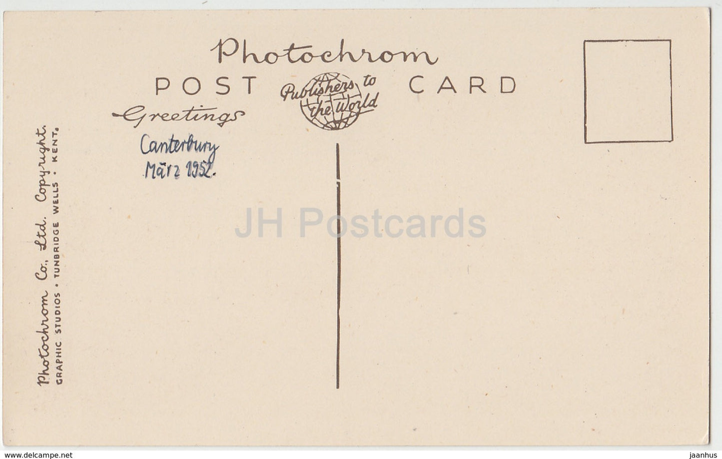 Canterbury Cathedral - S.W. - 631 - 1952 - United Kingdom - England - used