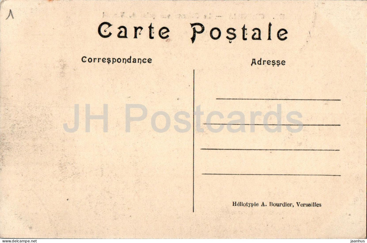 Chantilly - Le Château vue prise de Vineuil - château - 195 - carte postale ancienne - France - inutilisé