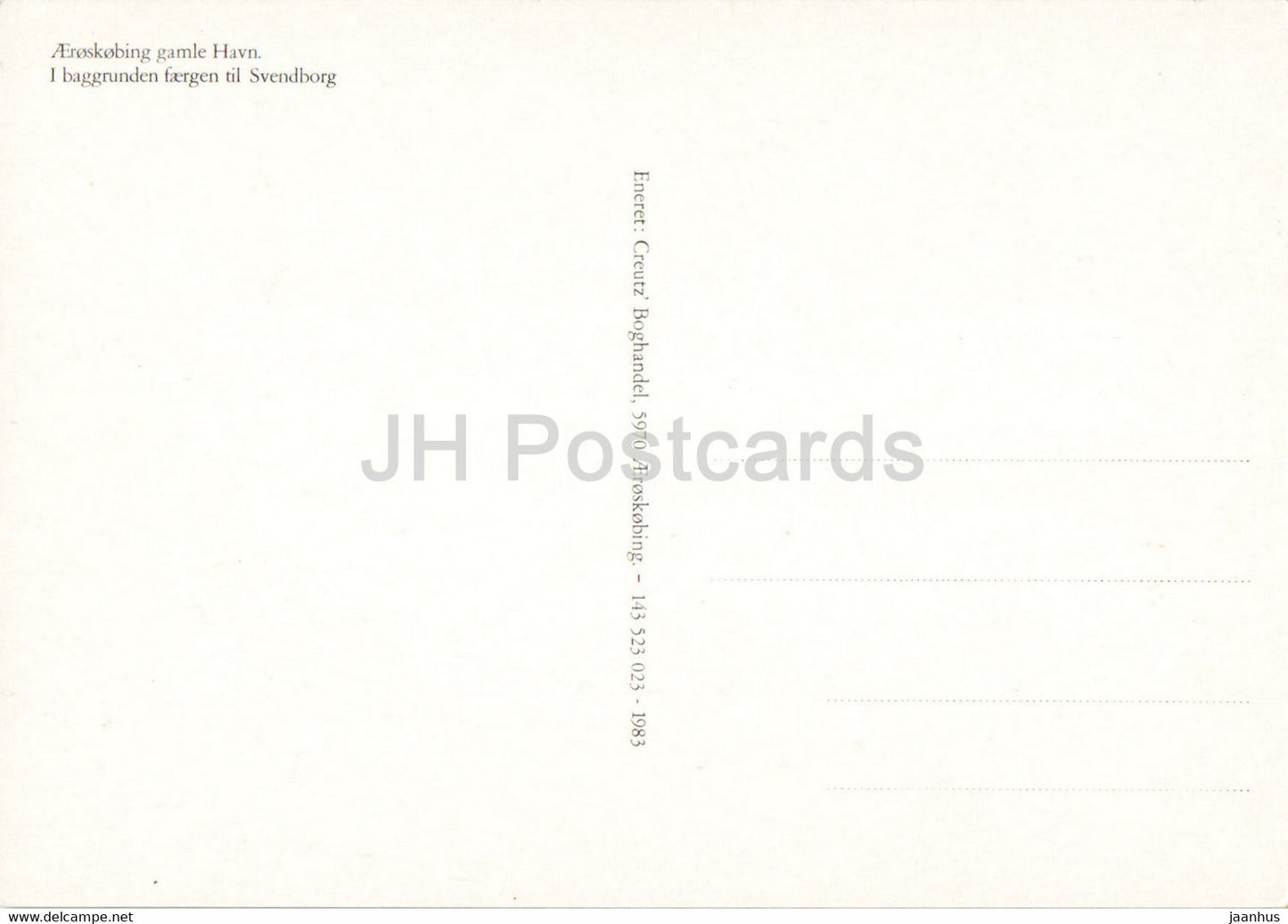 Alter Hafen von Aeroskobing - Schiff - Boot - Dänemark - unbenutzt