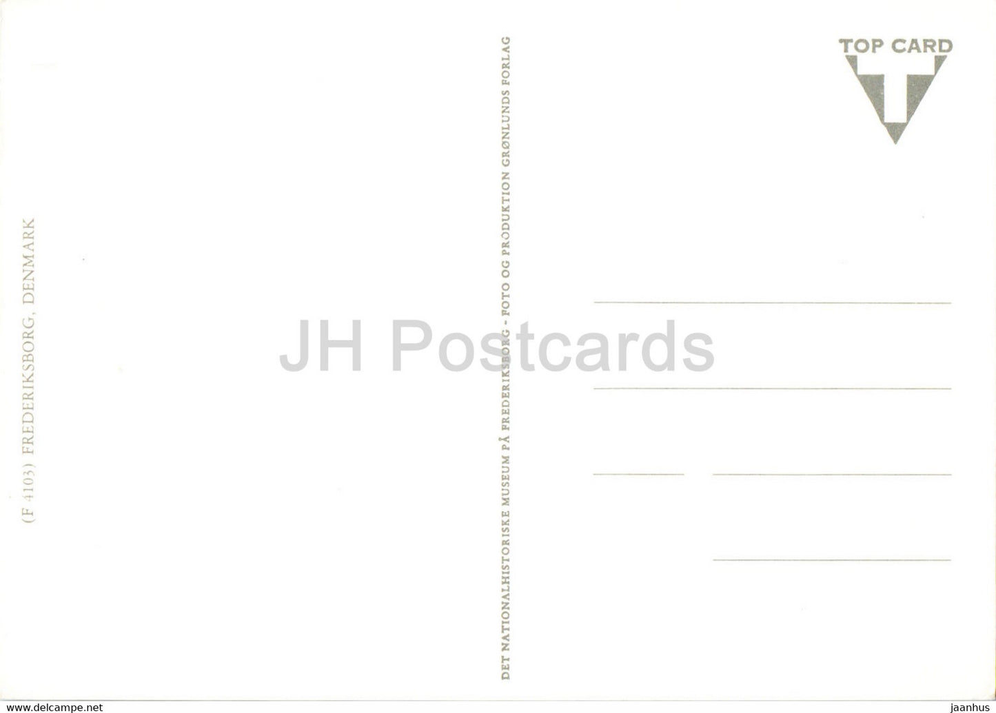 Frederiksborg - winter - Denmark - unused
