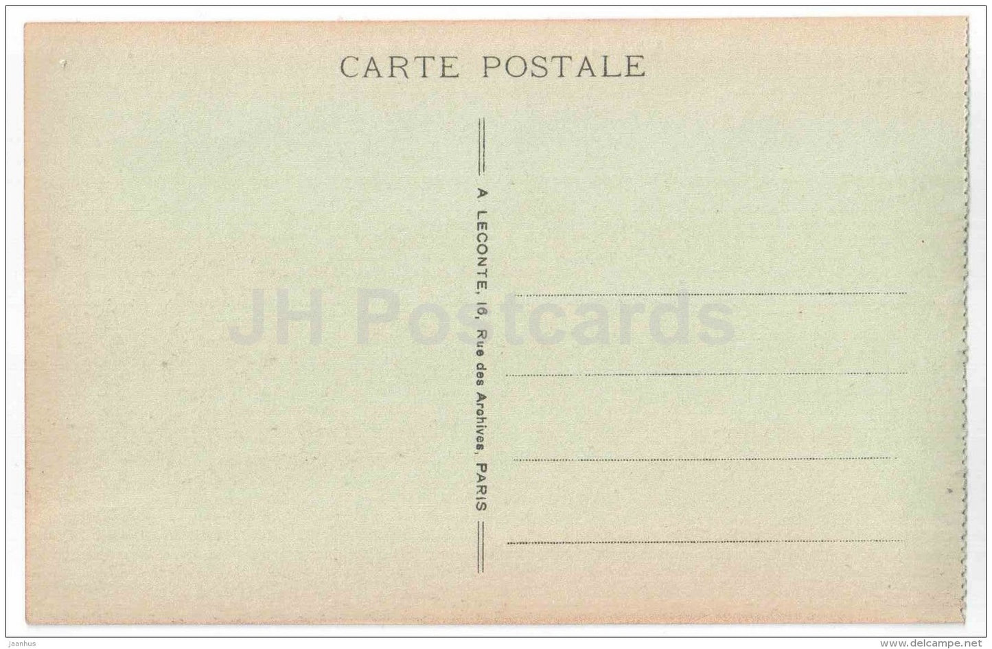 La Conciergerie - 27 - Paris - France - unused - JH Postcards
