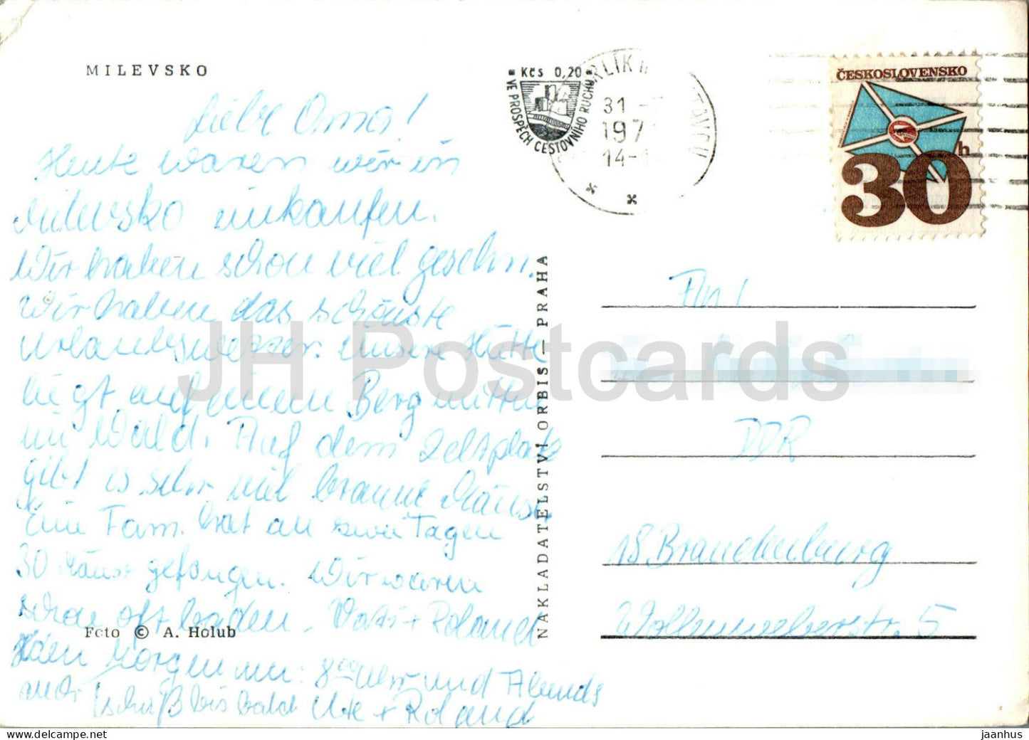 Milevsko - 1970s - Czech Repubic - Czechoslovakia - used