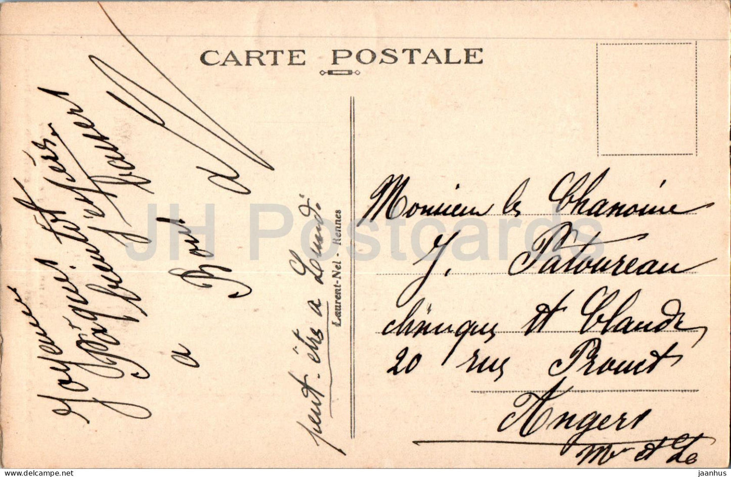 Rennes - Basilique St Sauveur - Chapelle de Notre Dame des Miracles - Kathedrale - 4440 - alte Postkarte - Frankreich - gebraucht