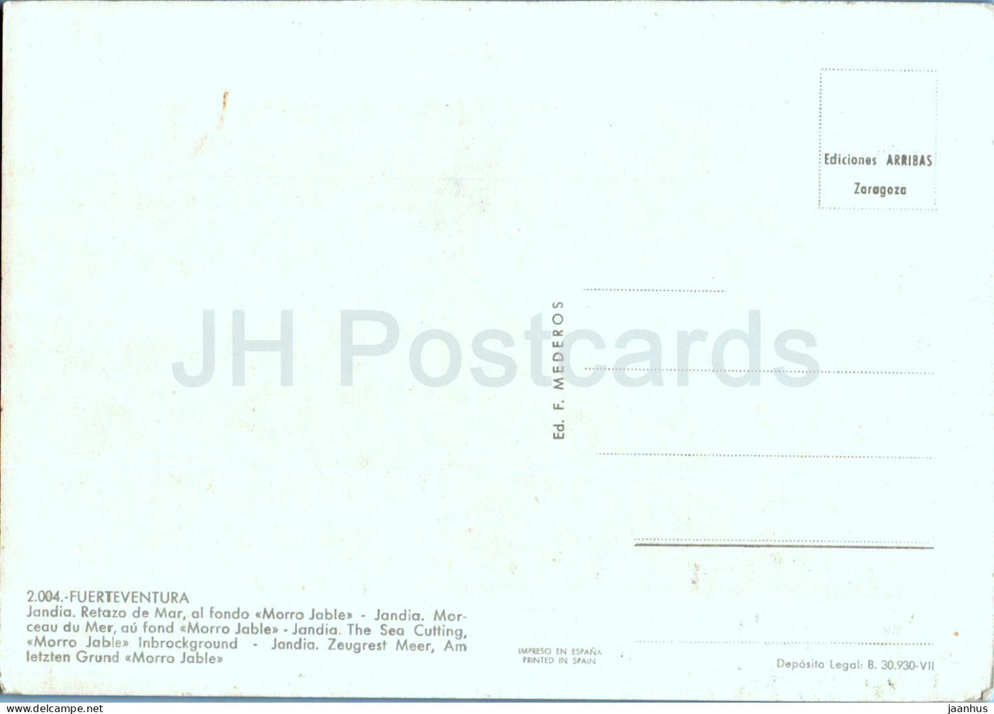 Fuerteventura - Jandia - The Sea Cutting - Morro Jable - 2004 - Spanien - unbenutzt