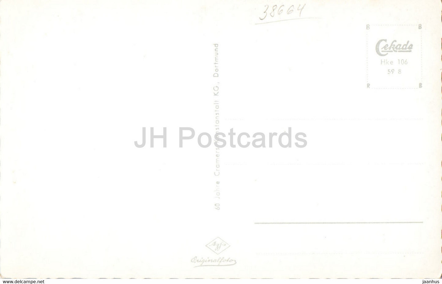 Gruss aus Hahnenklee - carte postale ancienne - Allemagne - inutilisée