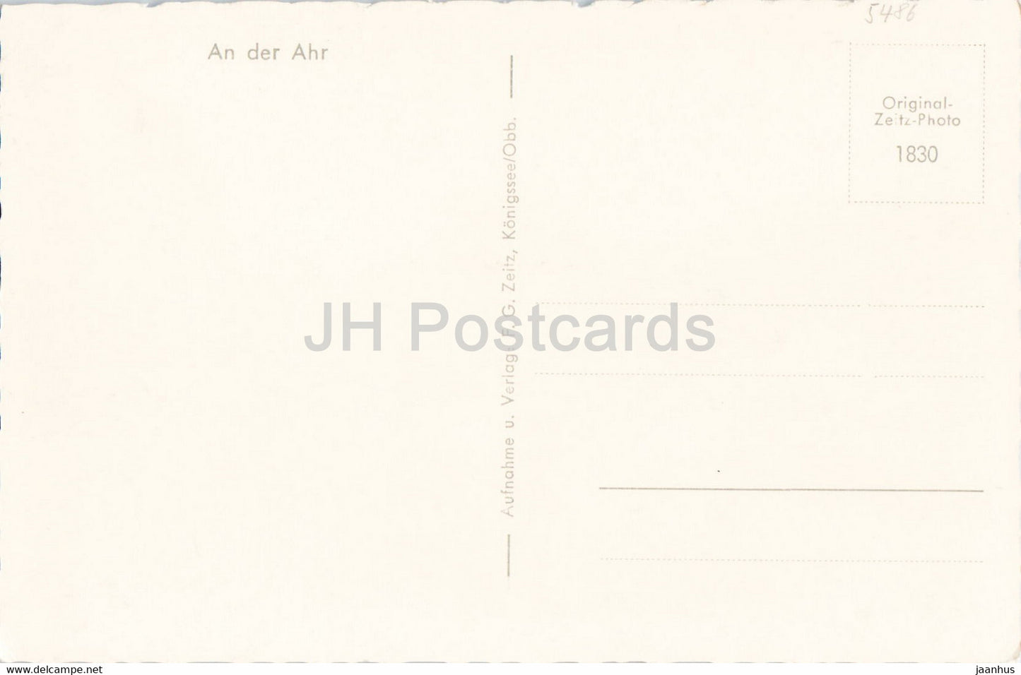 Altenahr m Kreuz u Burg Are - An der Ahr - carte postale ancienne - Allemagne - inutilisée