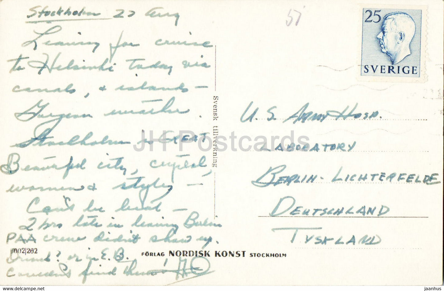 Stockholm - Hôtel de Ville - Stadshuset - Suède - occasion