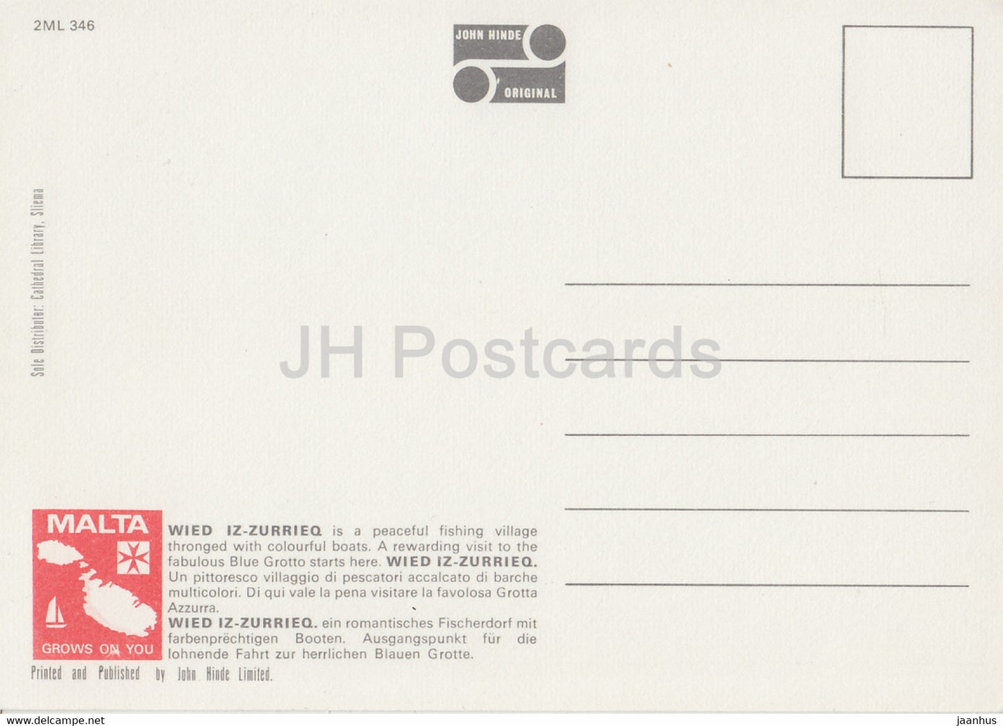 Wied Iz Zurrieq - Boot - Malta - unbenutzt