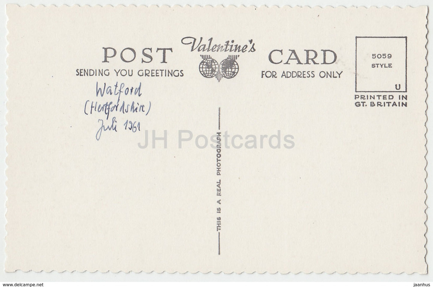 Watford - The Canal - Cassiobury Park - 1 - 1961 - United Kingdom - England - used