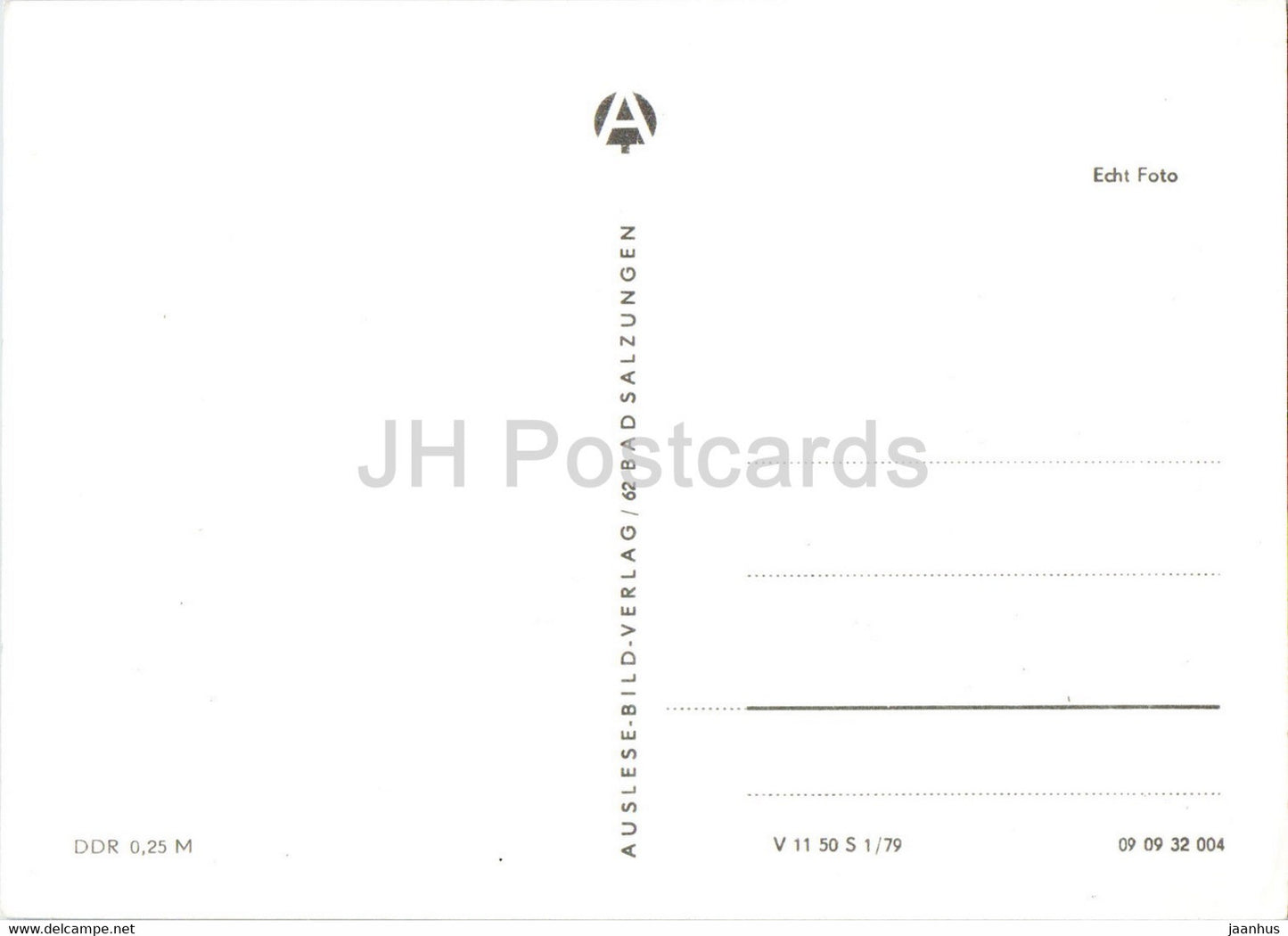 Gruss aus Erfurt - Am Fischmarkt - Leninstrasse - Kramerbrucke - Domplatz - car - Germany DDR - unused