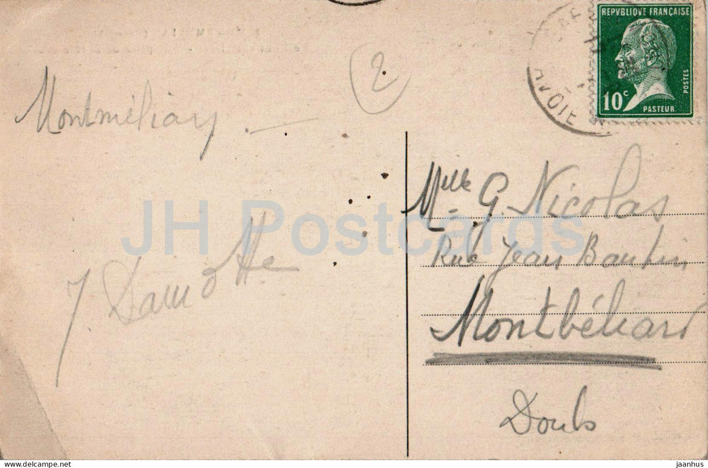 Montmelian - Le Pont sur l'Isere - Vue prise de la rive gauche - bridge - 2 - old postcard - France - used