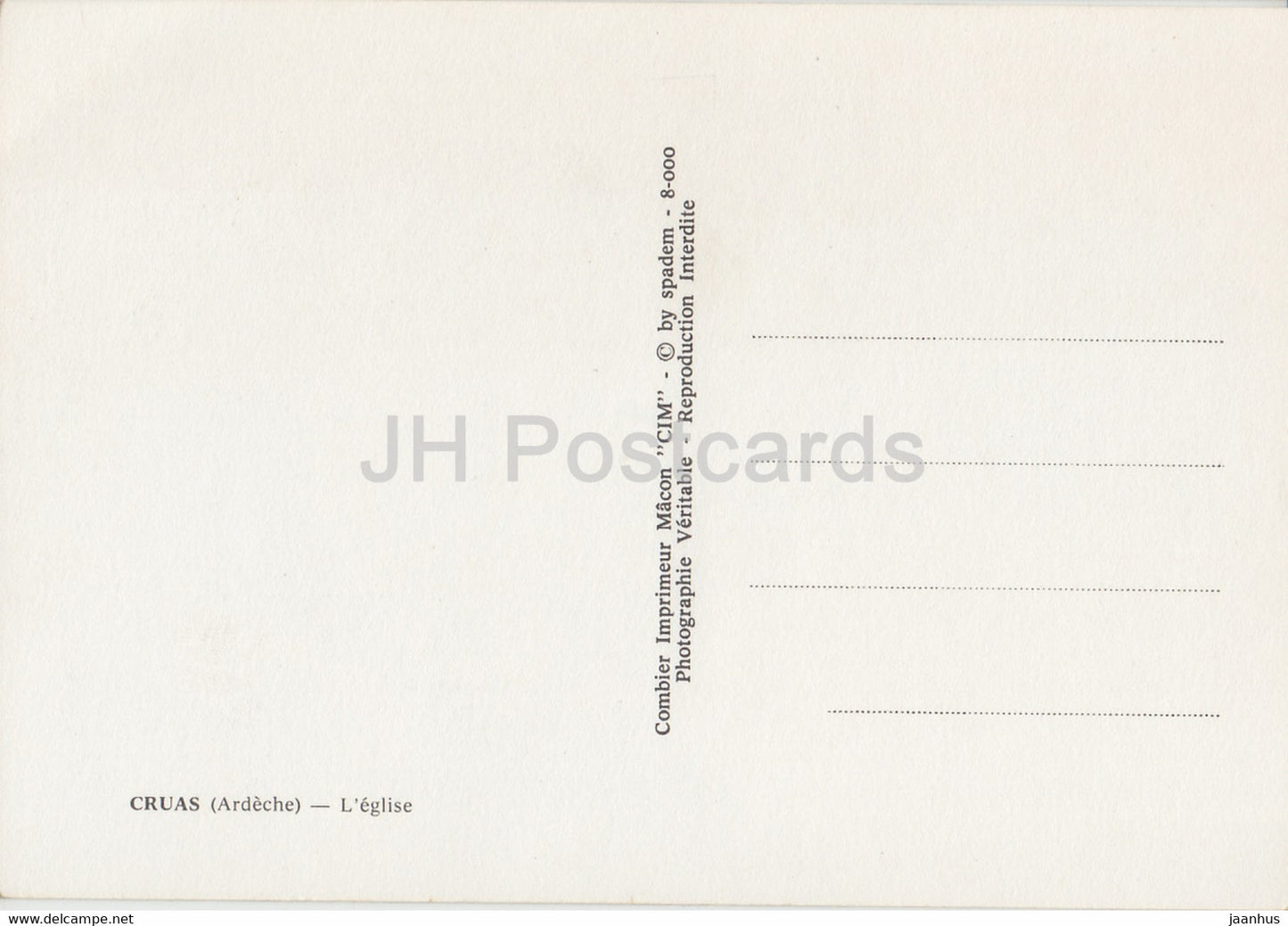 Cruas - L'Eglise - church - France - unused