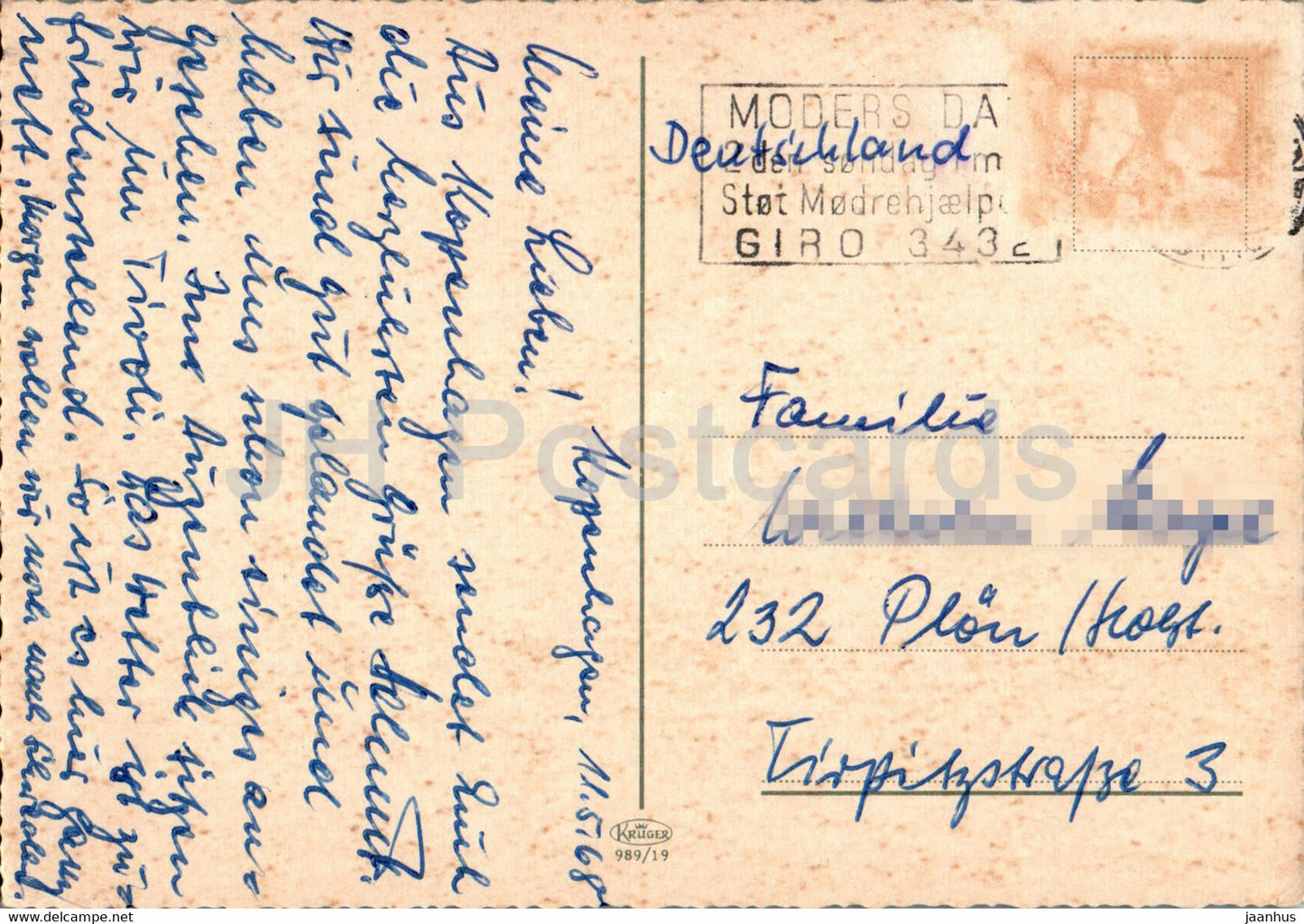 Copenhague - Kopenhagen - multiview - 989/19 - 1968 - Danemark - d'occasion