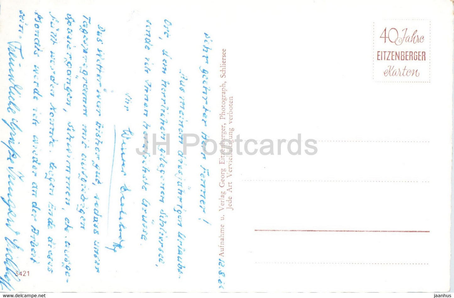 Schliersee - Westenhofen - Rathaus - Kuranlage - Maibaum - old postcard - Germany - used